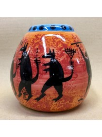 Калабас фарфоровый "Туземцы Австралия"